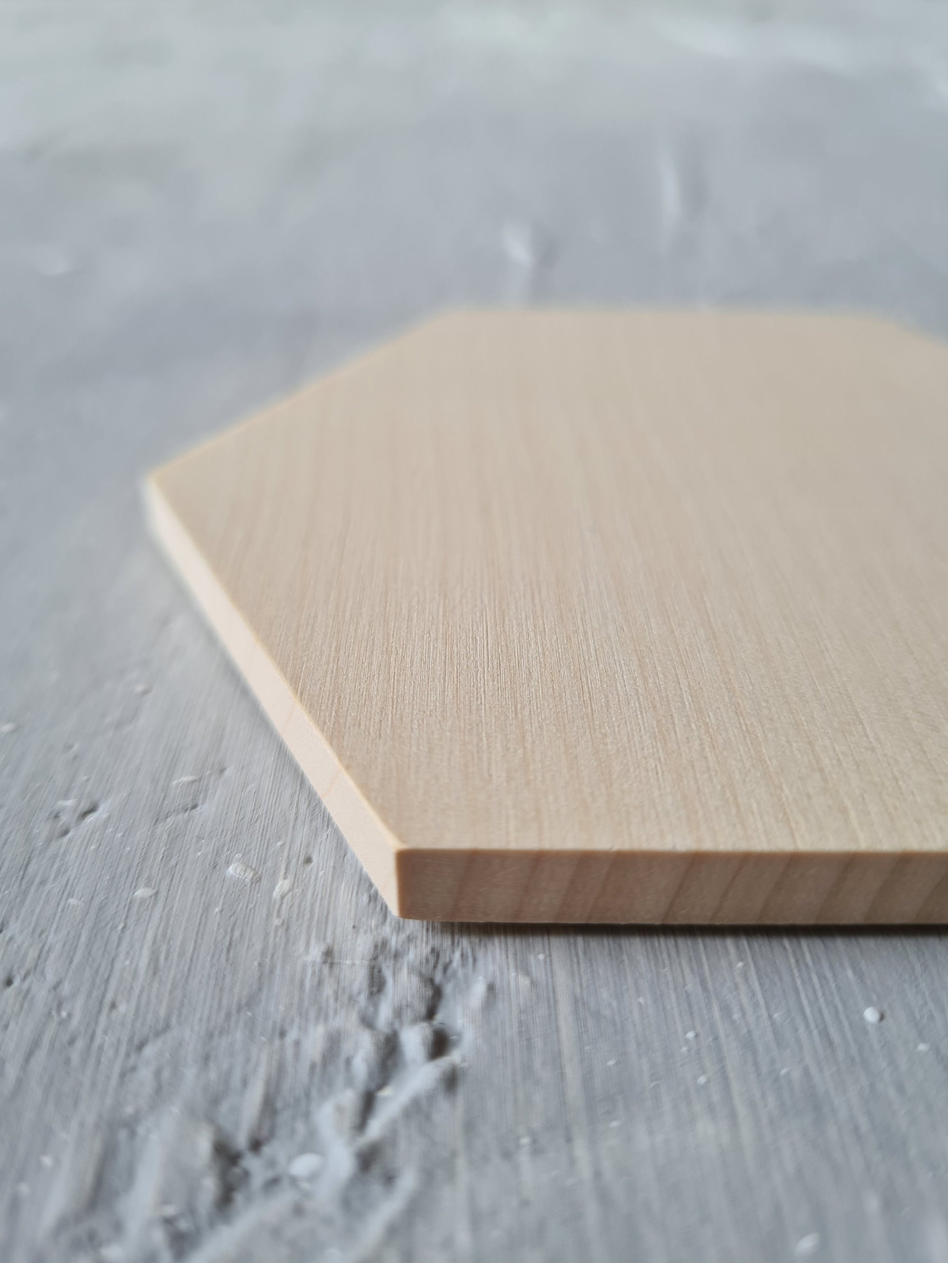 Untersetzer Hexagon Nahaufnahme der Maserung