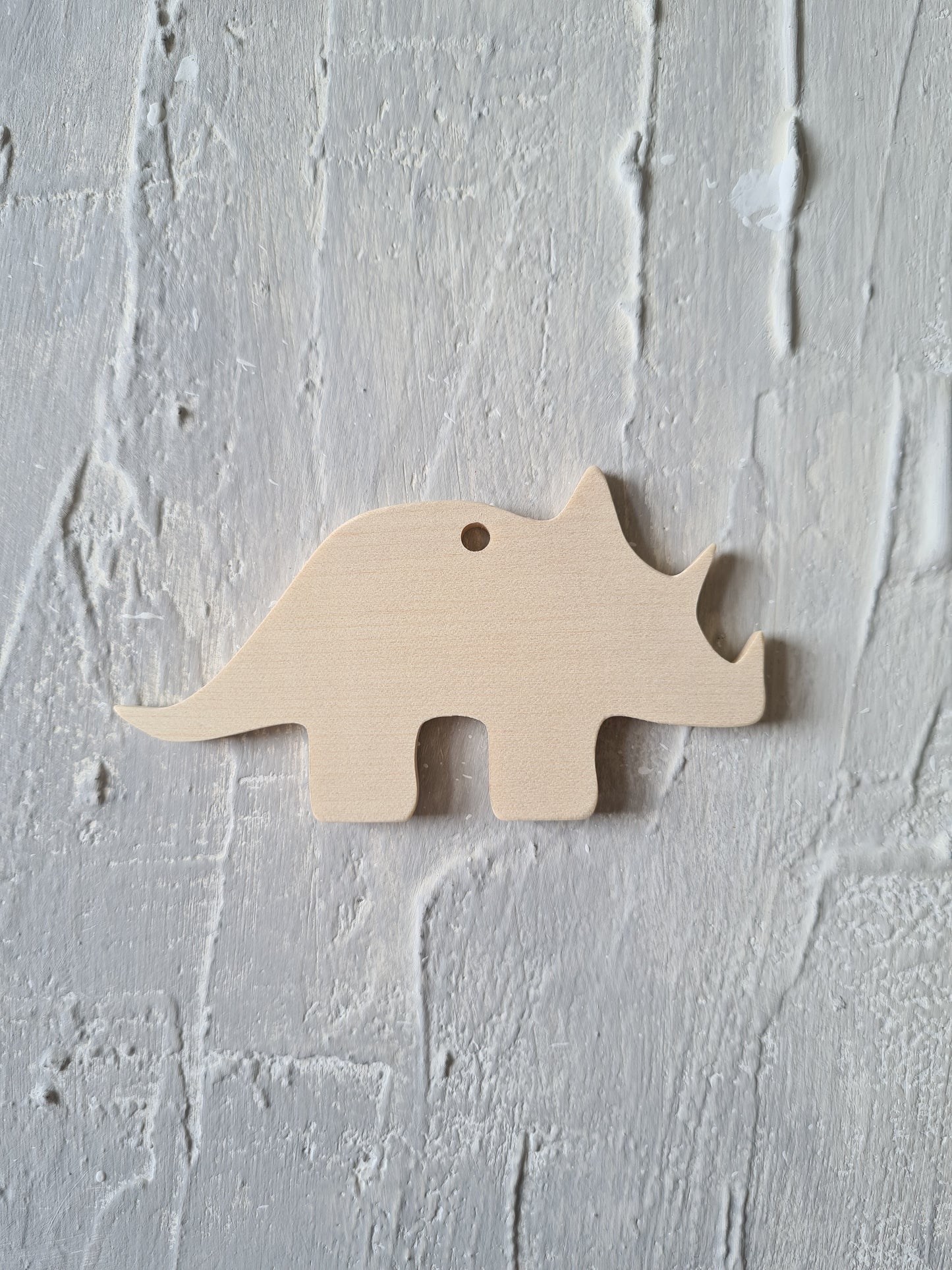 Triceratops Dinosaurier aus Holz