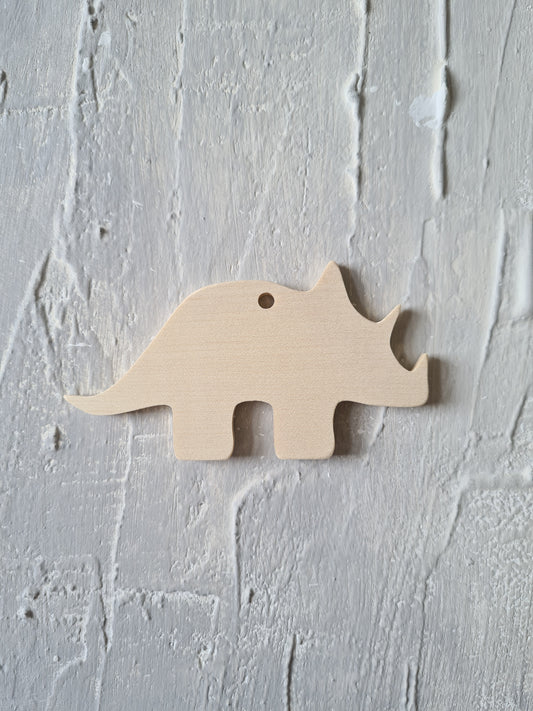 Triceratops Dinosaurier aus Holz